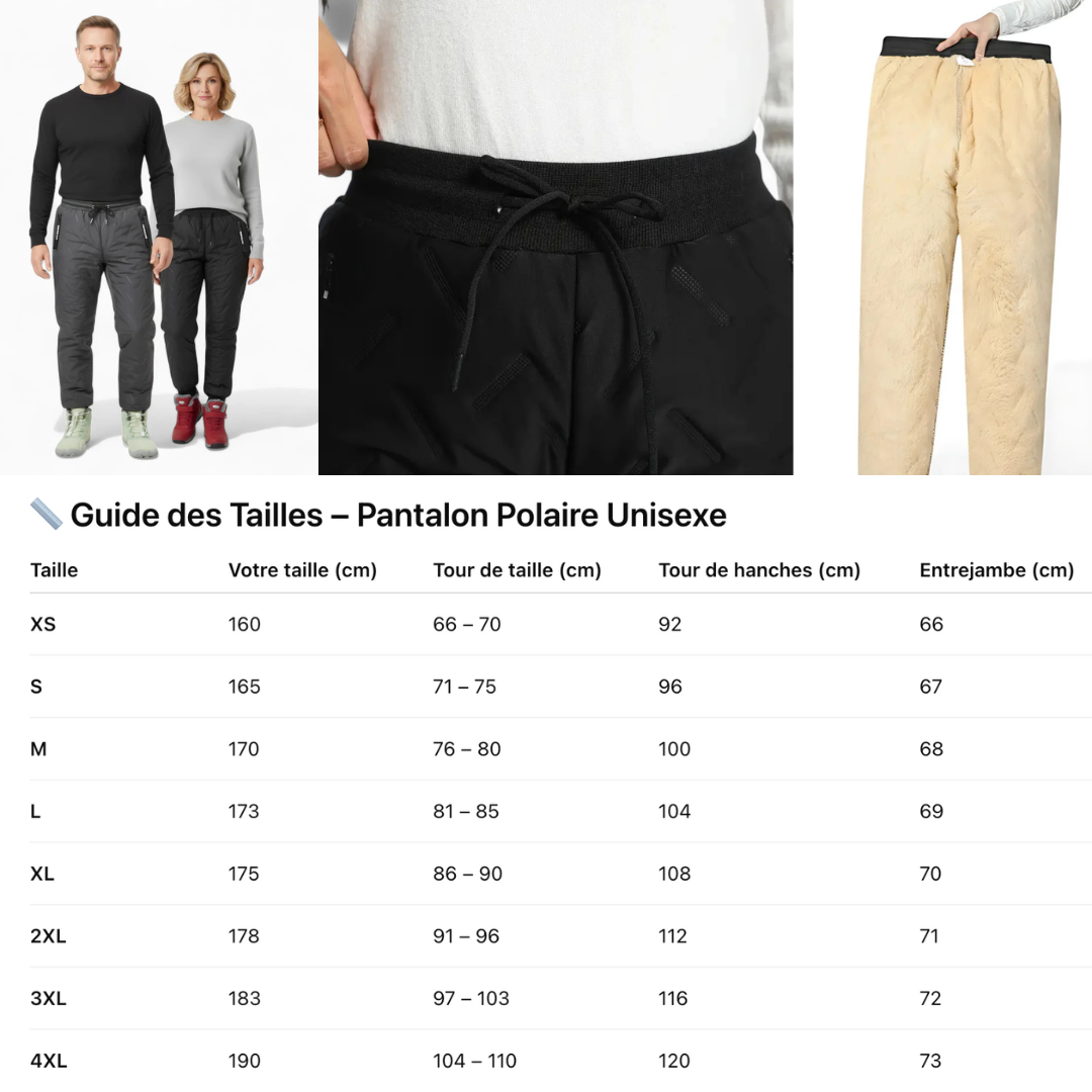 Pantalon Polaire Thermo-Confort™ Unisexe